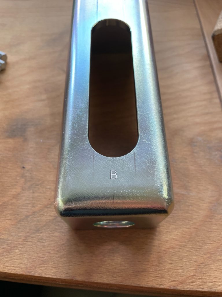 Abtrag einer Zinkschicht